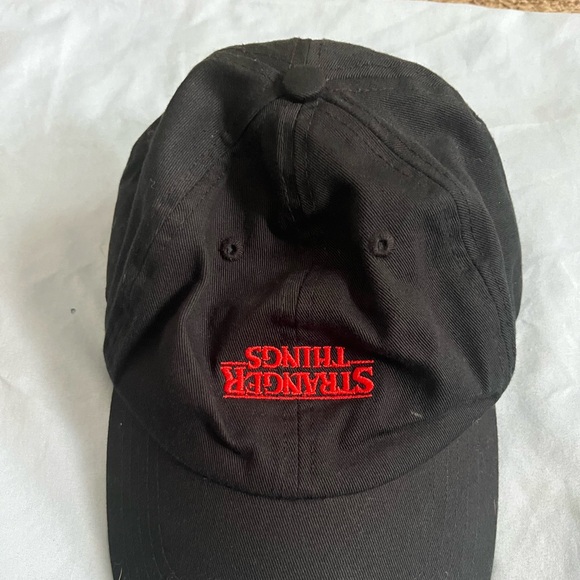 Accessories - Black Stranger Things Cap